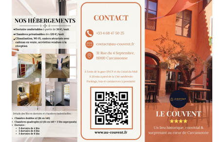 HEBERGEMENT CYCLISTE A CARCASSONNE